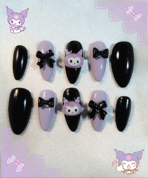 Kuromi Nails